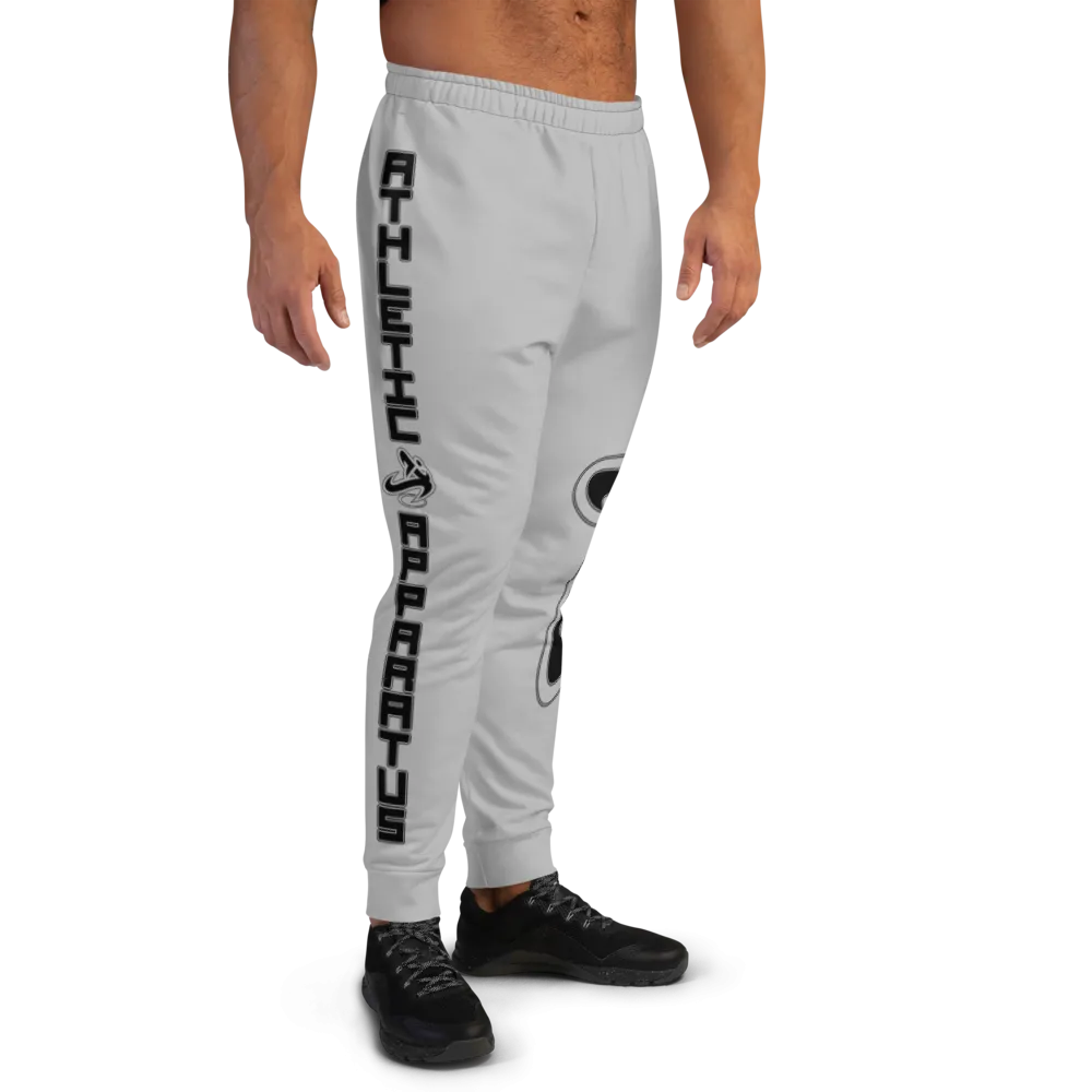 Athletic Apparatus Grey 1 Black Logo V1 Men's Joggers