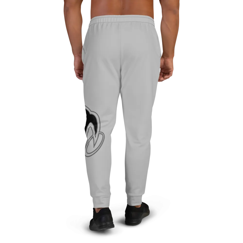 Athletic Apparatus Grey 1 Black Logo V1 Men's Joggers