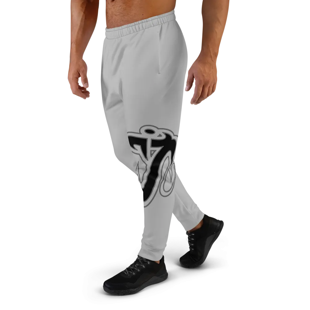 Athletic Apparatus Grey 1 Black Logo V1 Men's Joggers