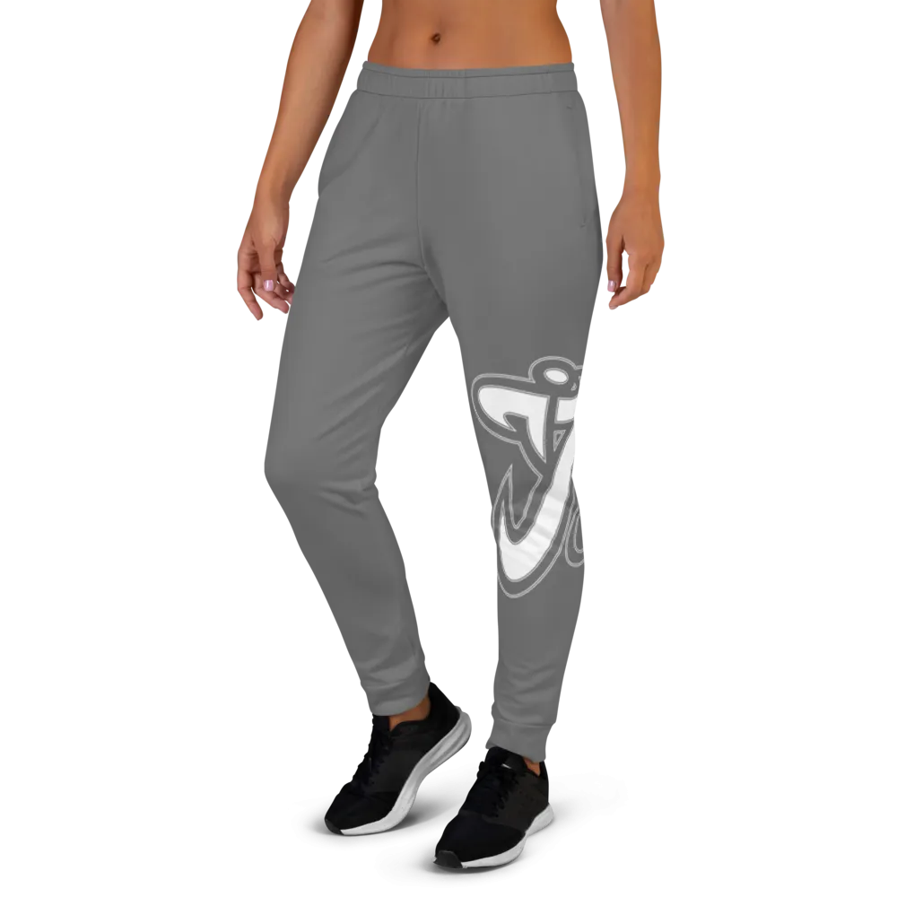 Athletic Apparatus Grey White Logo V2 Women's Joggers