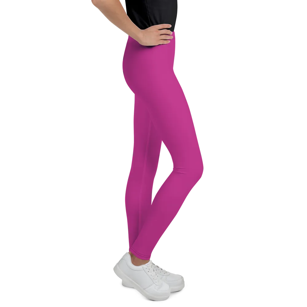 Athletic Apparatus Pink Black logo V3 Youth Leggings