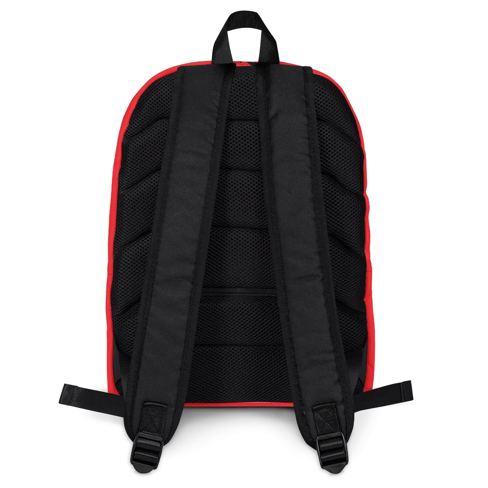 Athletic Apparatus Red 1 Black logo Backpack