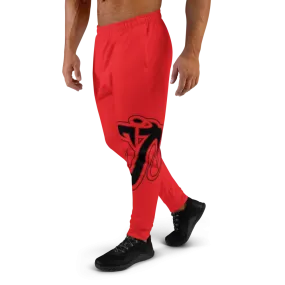 Athletic Apparatus Red 1 Black Logo V1 Men's Joggers