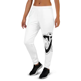 Athletic Apparatus White Black Logo V2 Women's Joggers