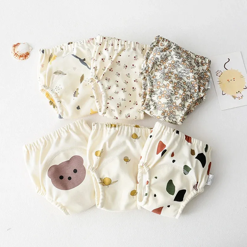 Baby Training Pants Baby Underwear Washable Cute Pattern Breathable