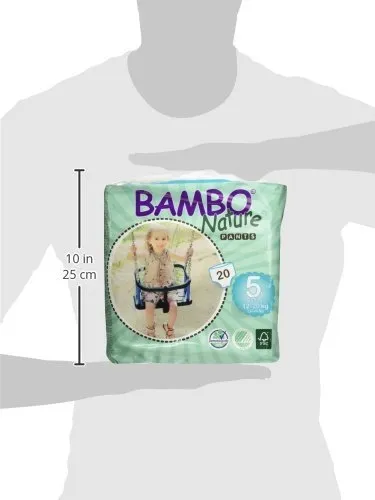 Bambo Nature Baby Training Pants Classic, Size 5 (26-44 lbs), 20 Count
