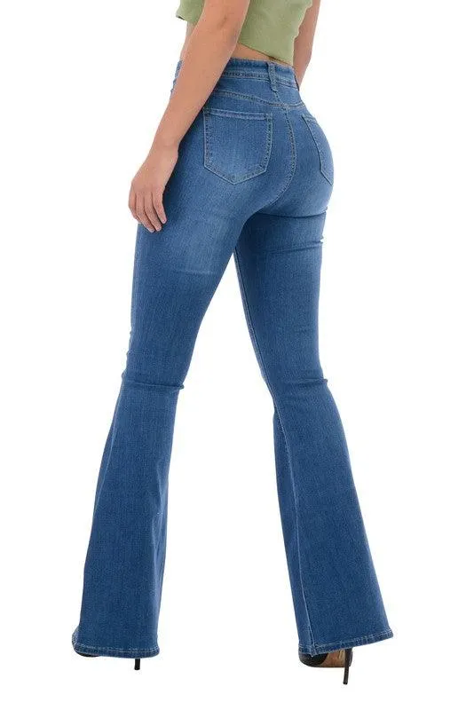 BC004 High Waist stretch bell bottom jeans