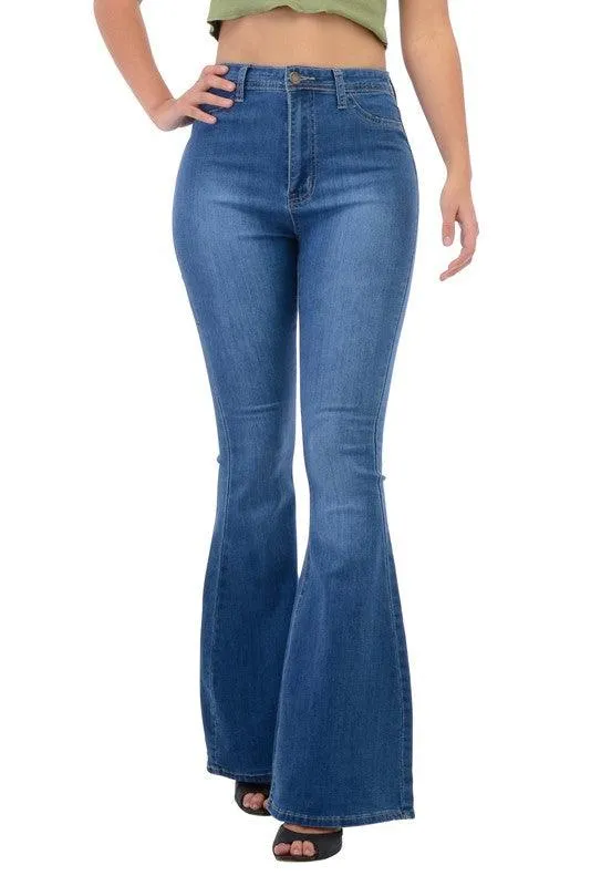 BC004 High Waist stretch bell bottom jeans
