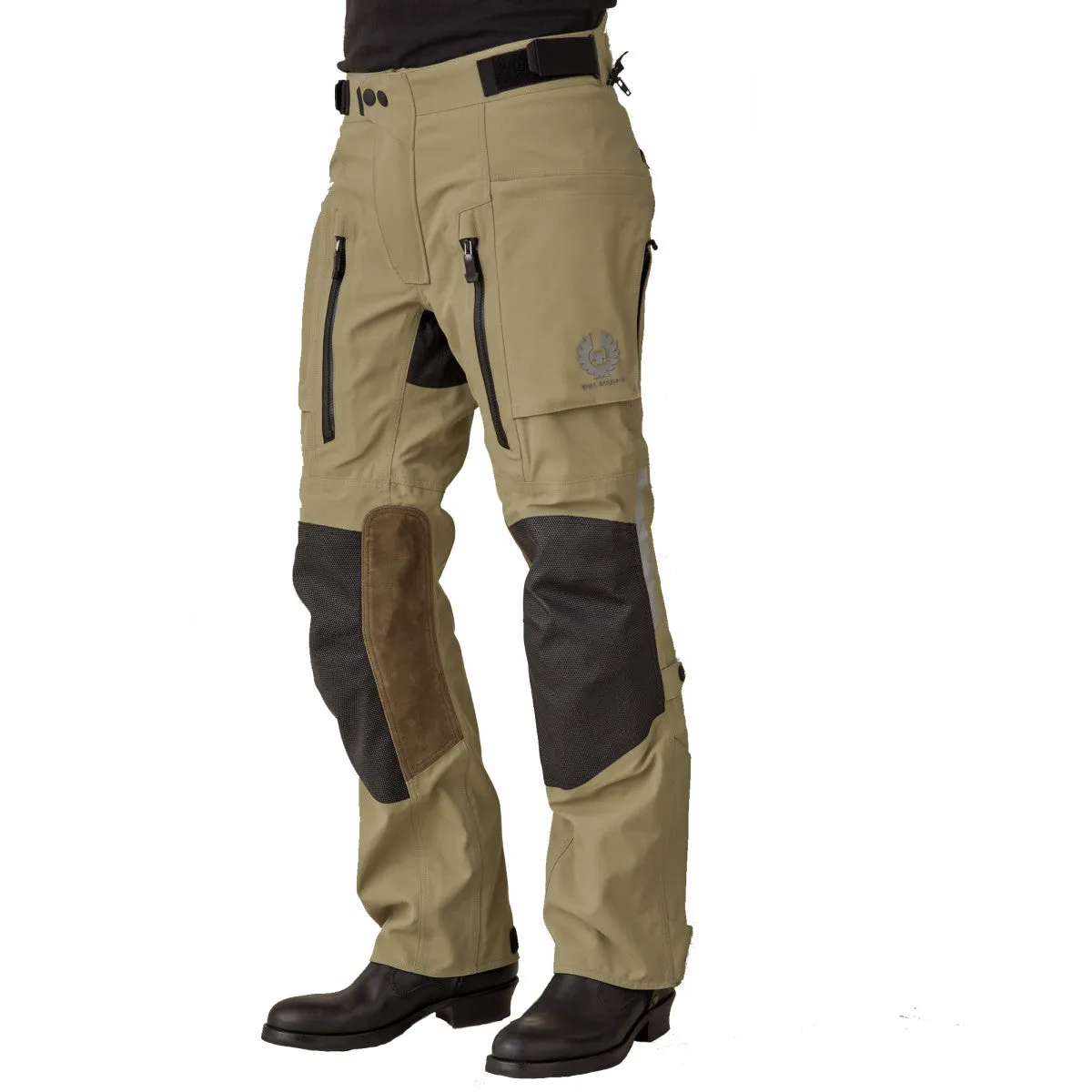 BELSTAFF LONG WAY UP GORE-TEX MOTORCYCLE TROUSERS - DARK SAND