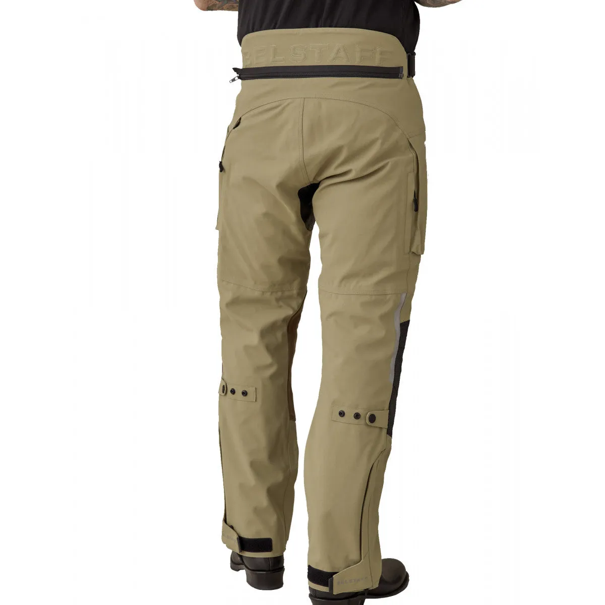BELSTAFF LONG WAY UP GORE-TEX MOTORCYCLE TROUSERS - DARK SAND