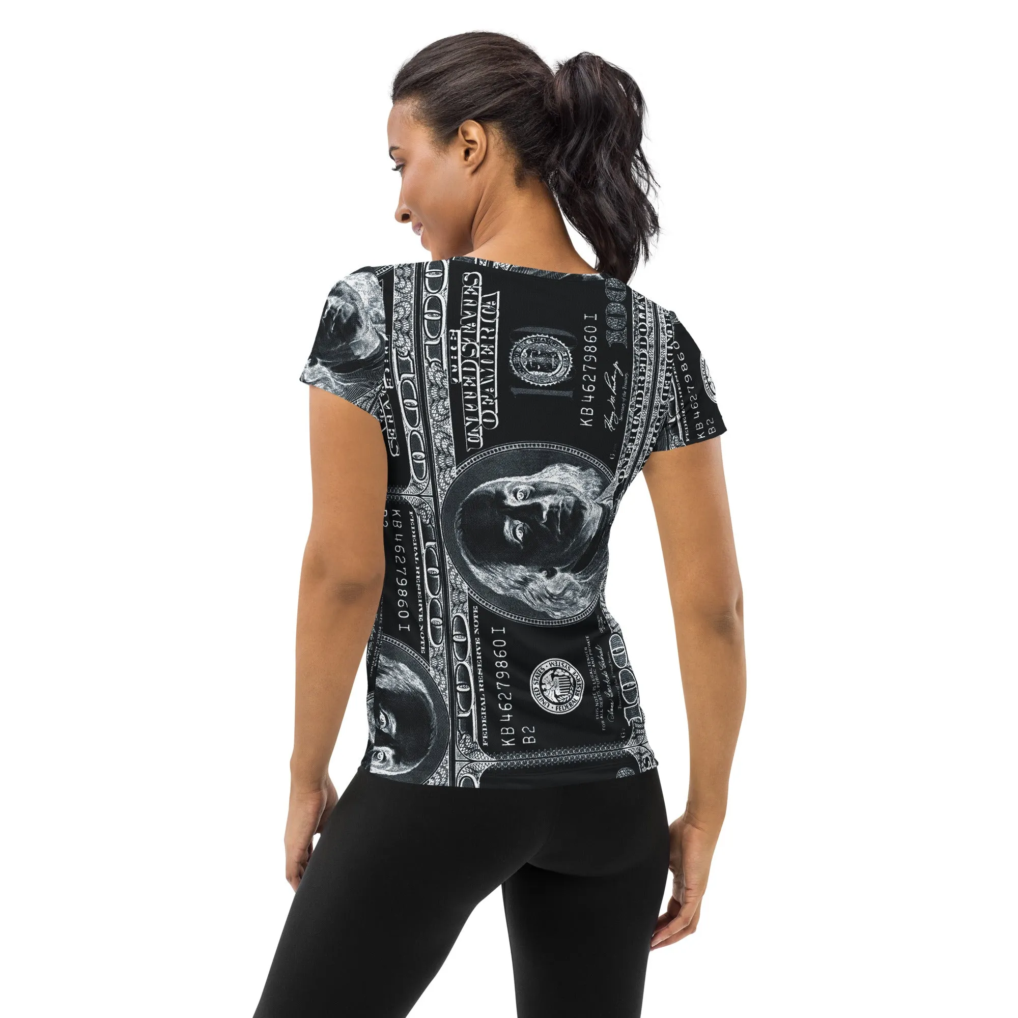 Benjamin Franklin Women's Athletic T-shirt