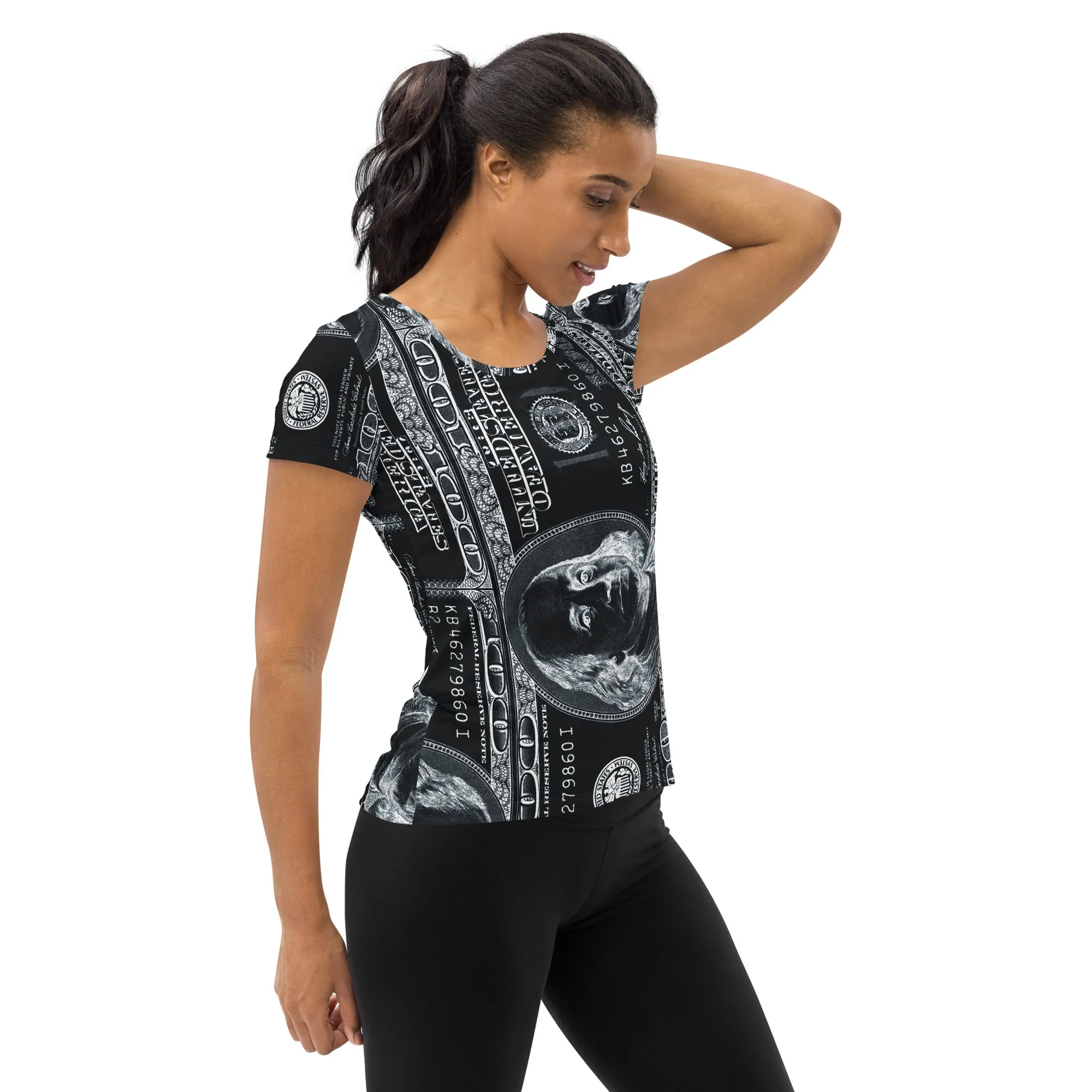Benjamin Franklin Women's Athletic T-shirt