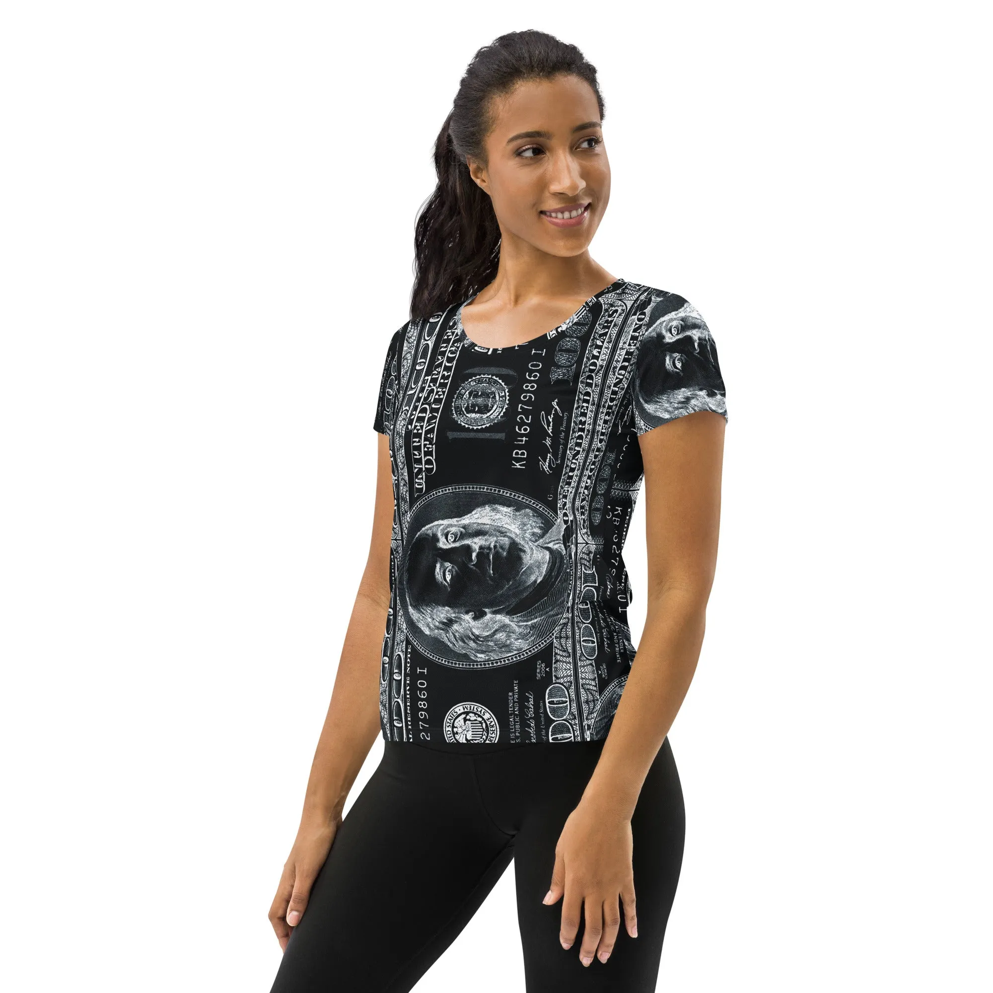 Benjamin Franklin Women's Athletic T-shirt