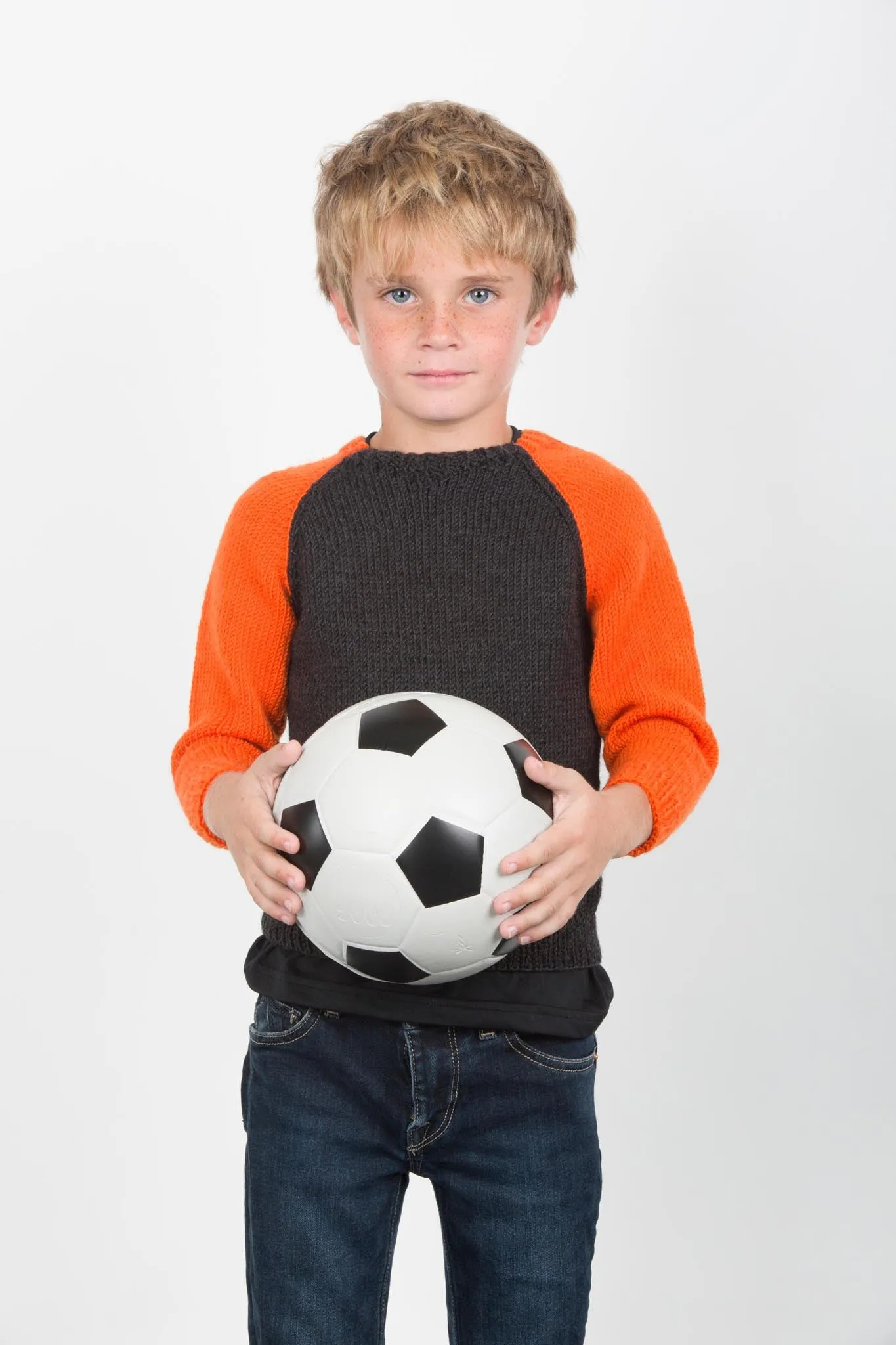 Bry Sporty Crewneck (Boys) Designer Knitting Pattern