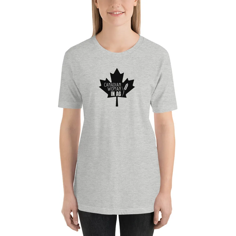 Canadian Woman in Ag Short-Sleeve Unisex T-Shirt