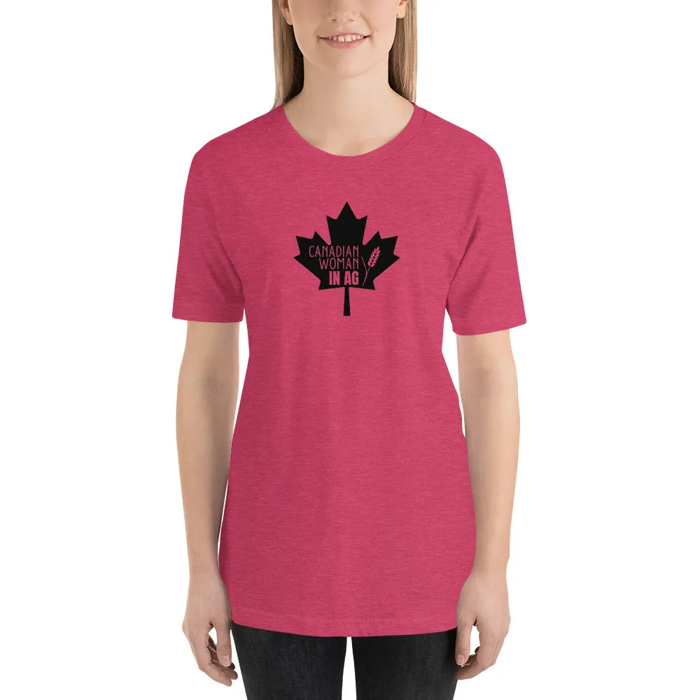 Canadian Woman in Ag Short-Sleeve Unisex T-Shirt