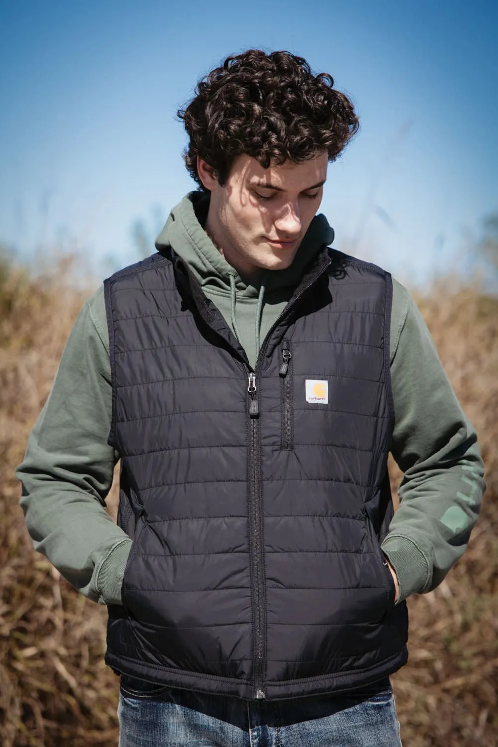 Carhartt Light Weight Insulated Vest for Men in Black | 102286-001 BLK