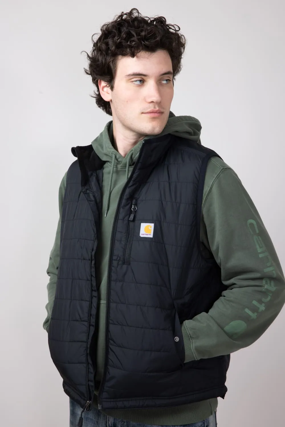 Carhartt Light Weight Insulated Vest for Men in Black | 102286-001 BLK