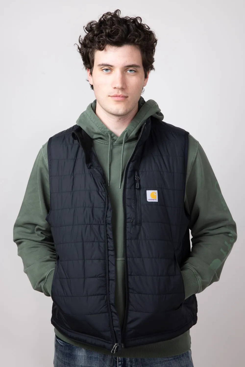 Carhartt Light Weight Insulated Vest for Men in Black | 102286-001 BLK