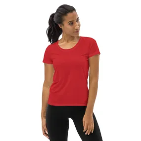 Chili Red Women's Athletic T-shirt