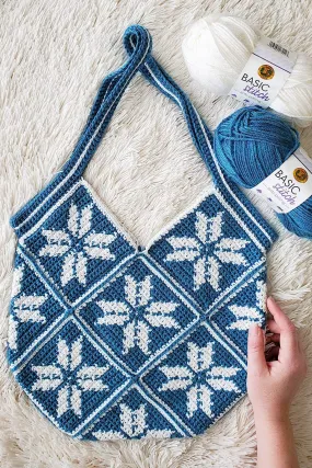 Crochet Kit - Susie Snowflake Bag