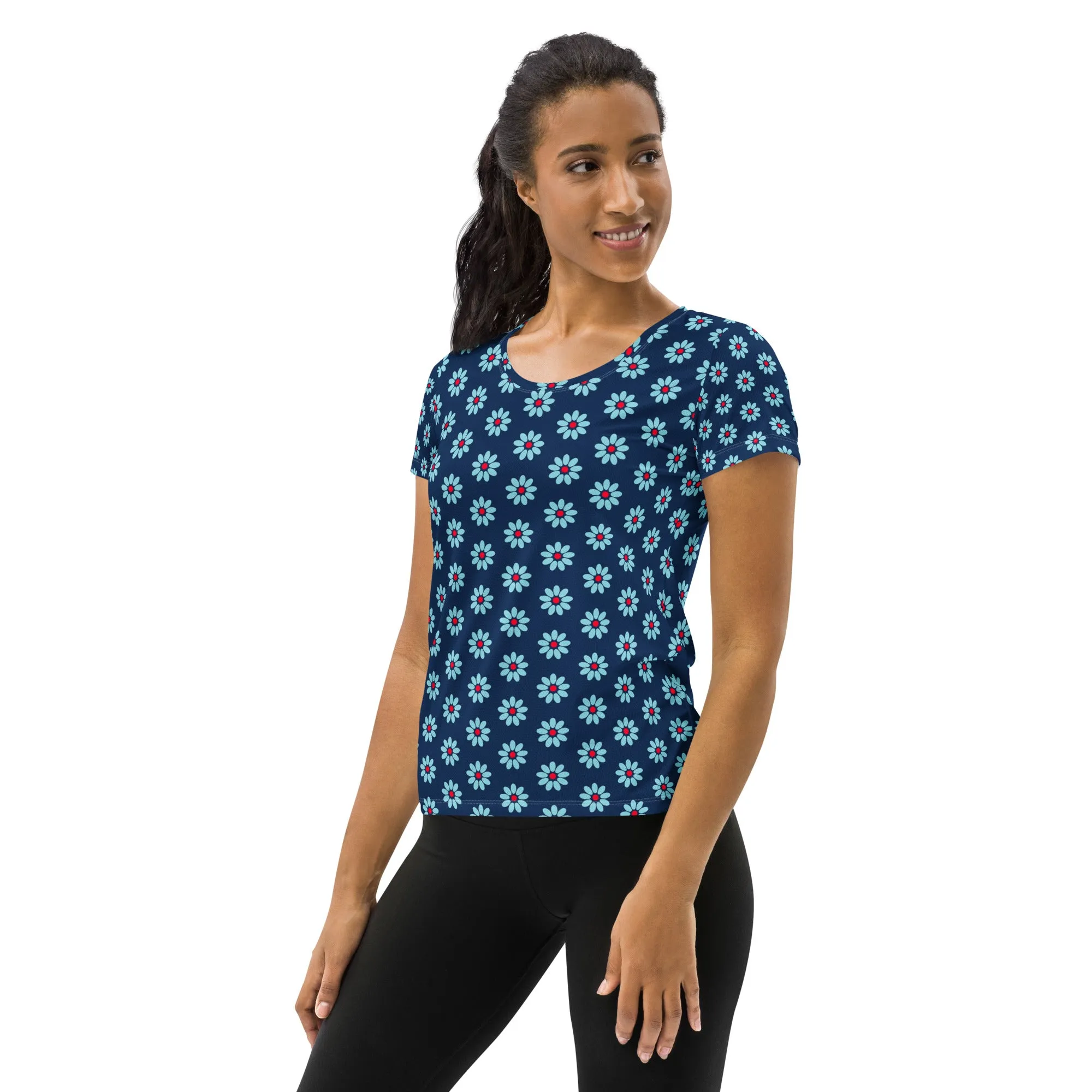 Daisy Wheels Women's Athletic T-shirt