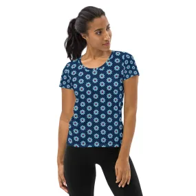 Daisy Wheels Women's Athletic T-shirt