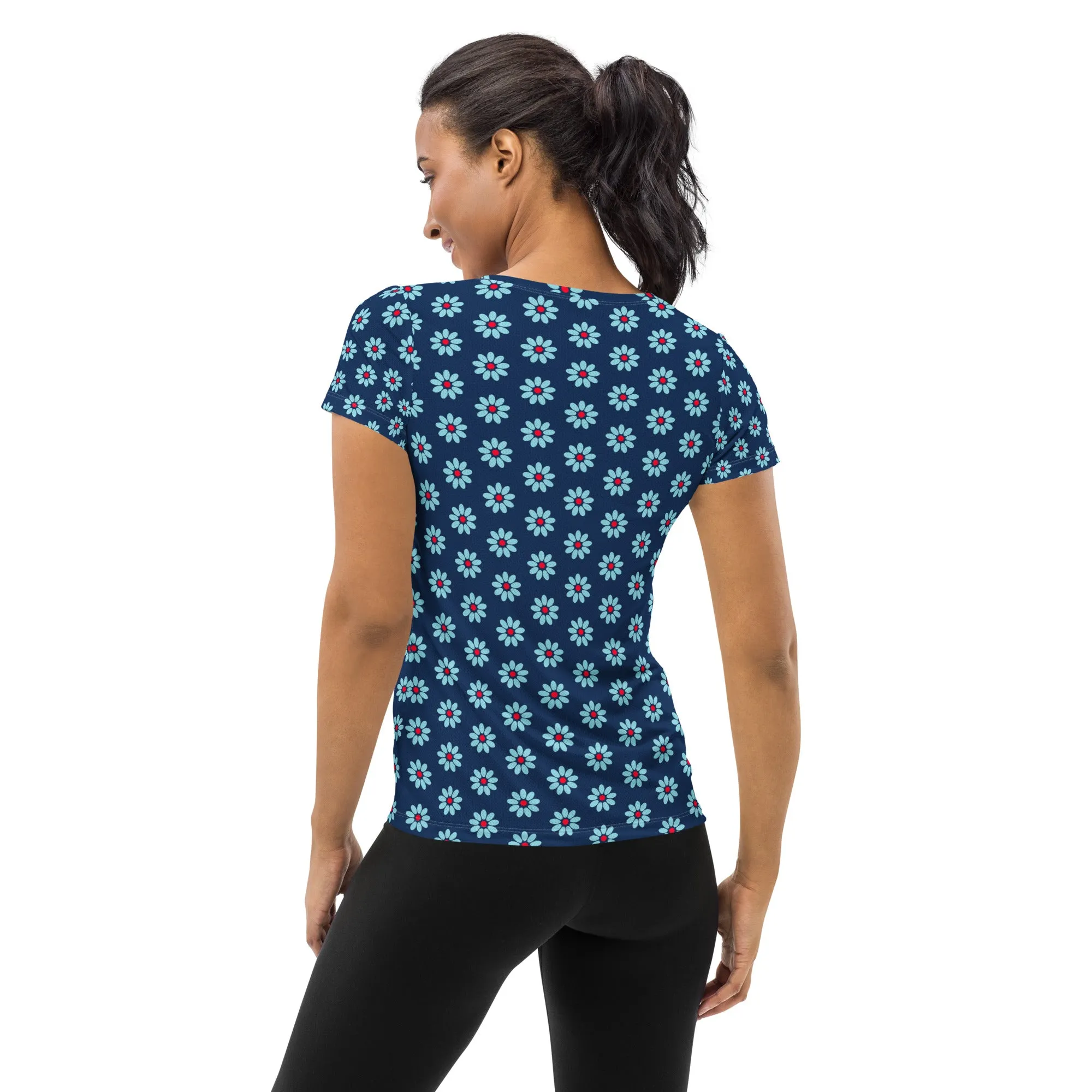 Daisy Wheels Women's Athletic T-shirt