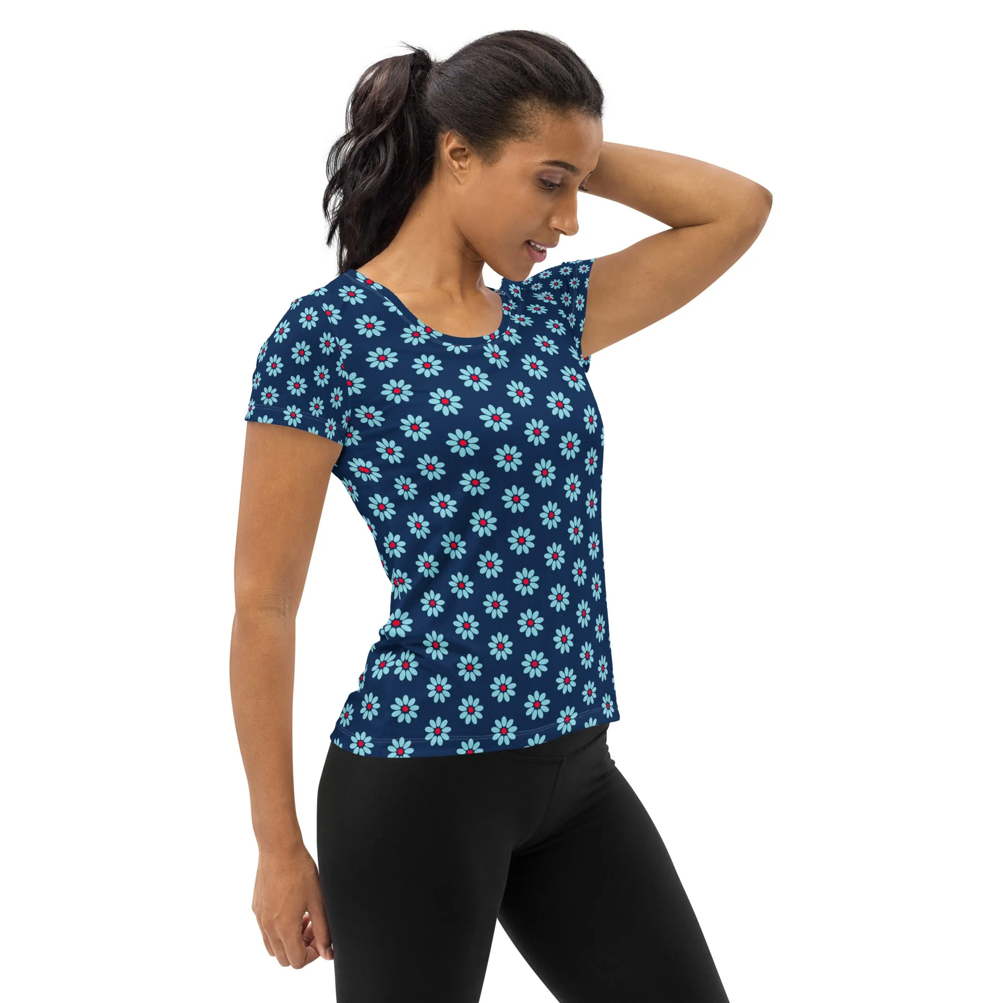 Daisy Wheels Women's Athletic T-shirt