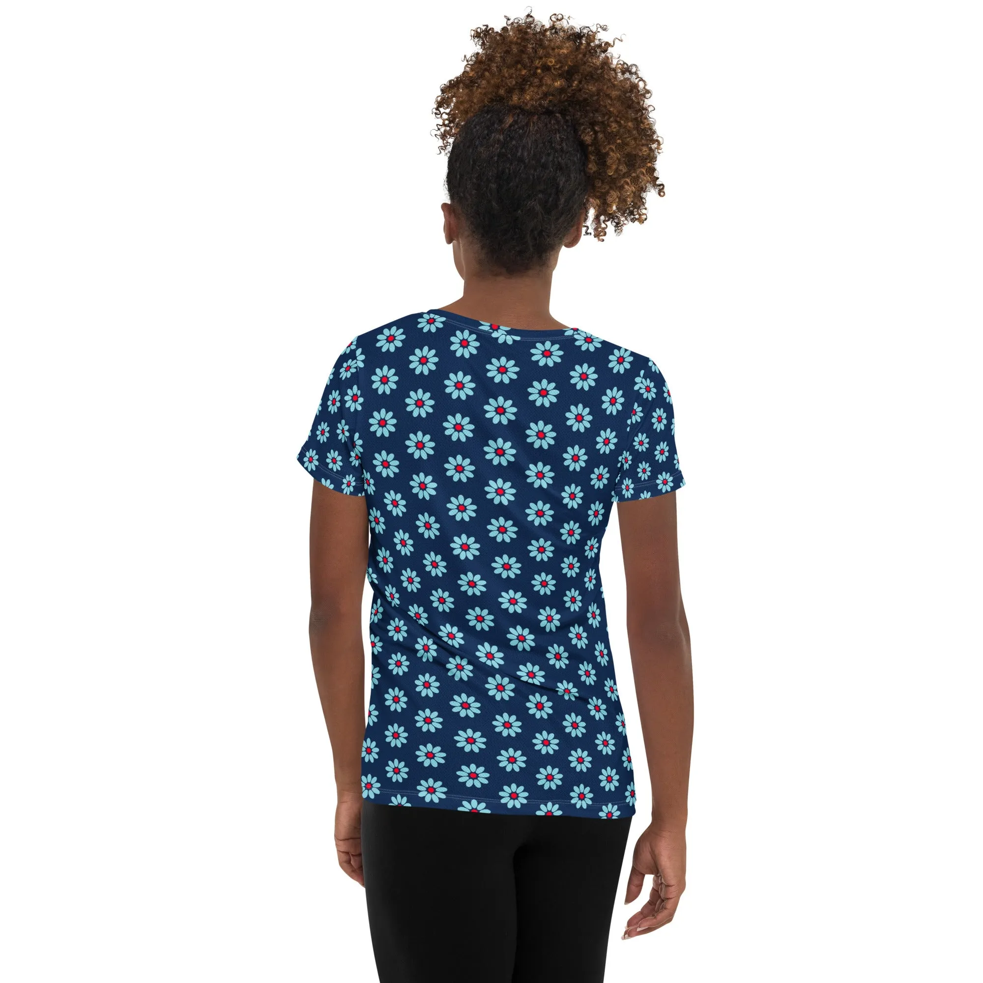 Daisy Wheels Women's Athletic T-shirt
