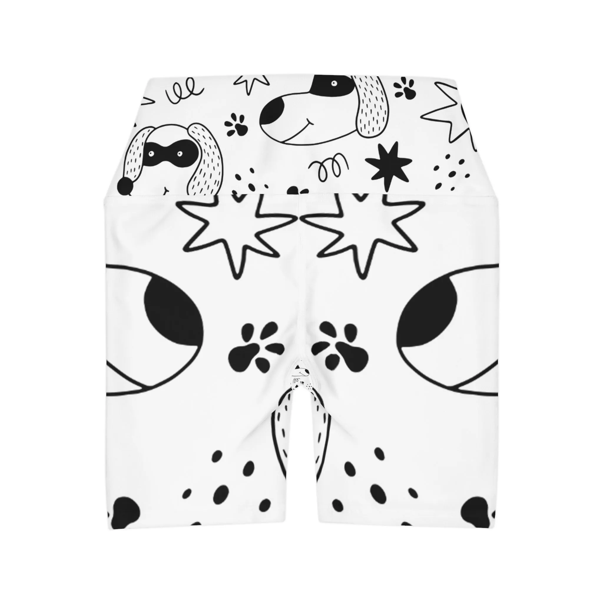 Doodle Dogs & Cats - Inovax High Waisted Yoga Leggings