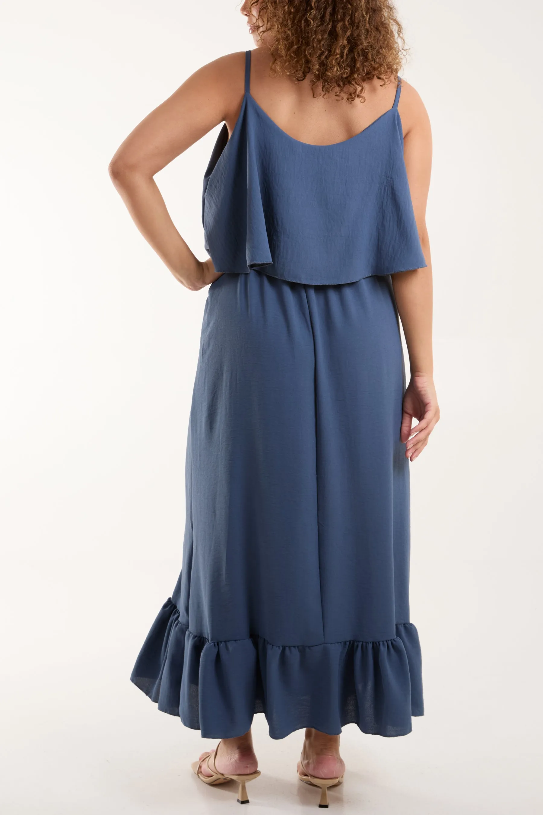 Double Layer Cami Maxi Dress