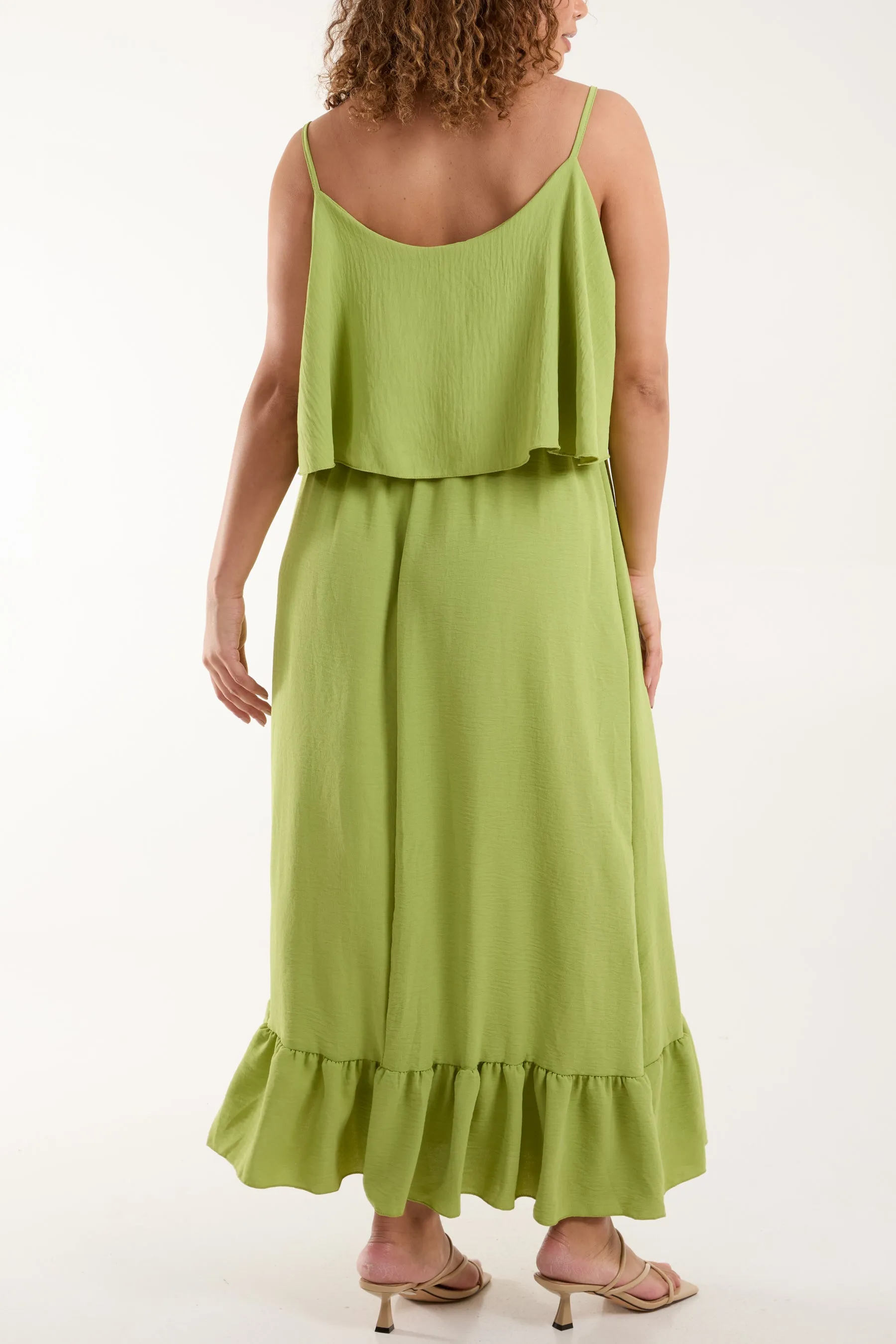Double Layer Cami Maxi Dress