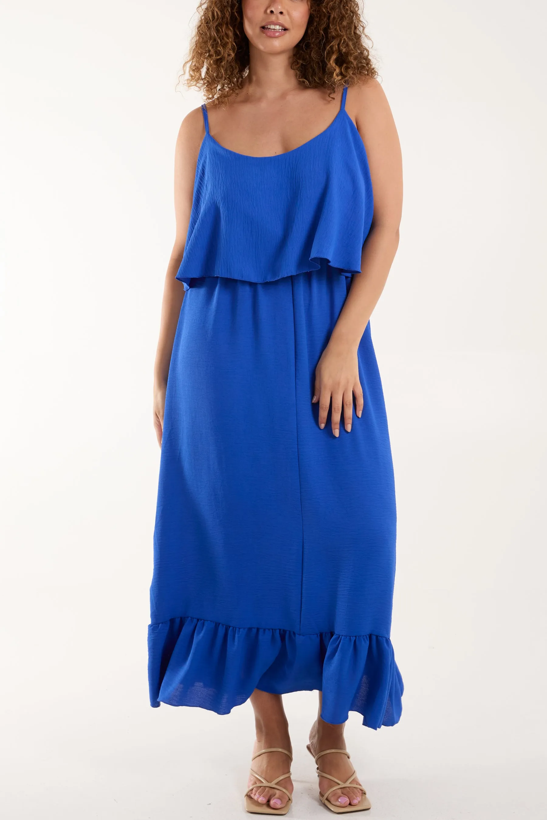 Double Layer Cami Maxi Dress