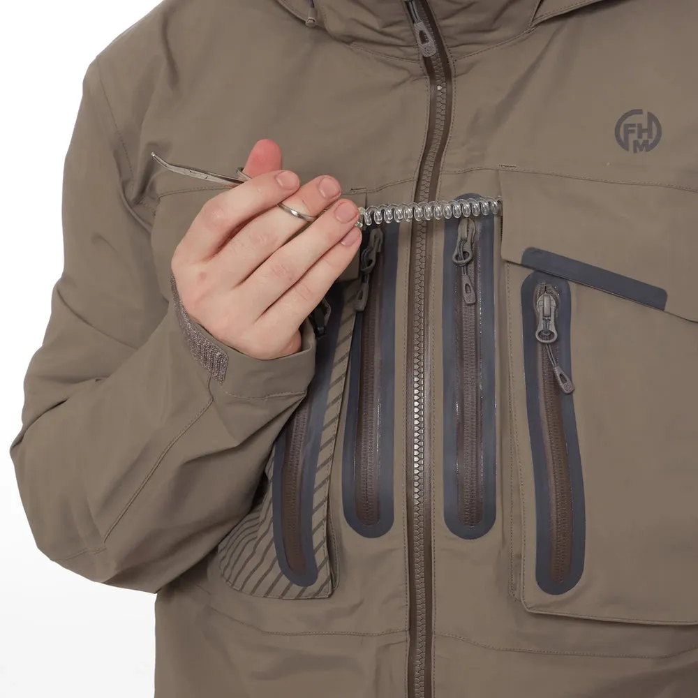 FHM brook Wading Jacket 20000 mm Brown Color