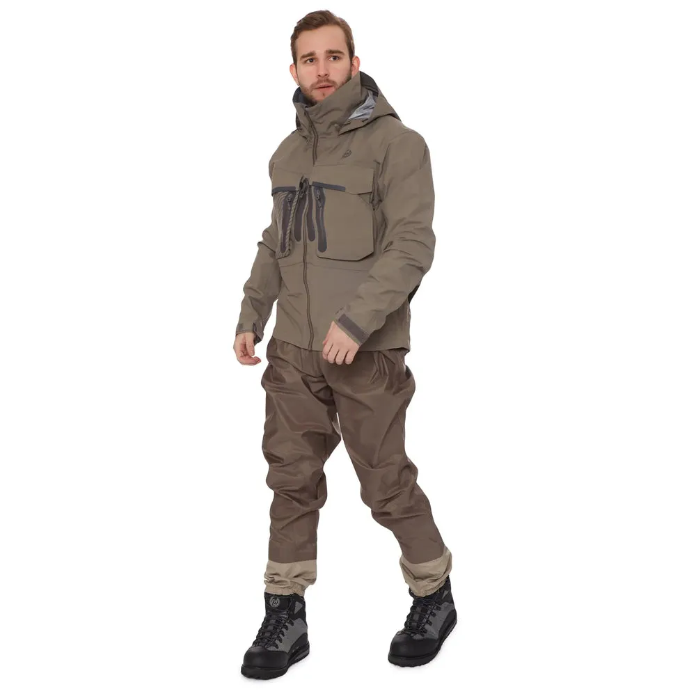 FHM brook Wading Jacket 20000 mm Brown Color