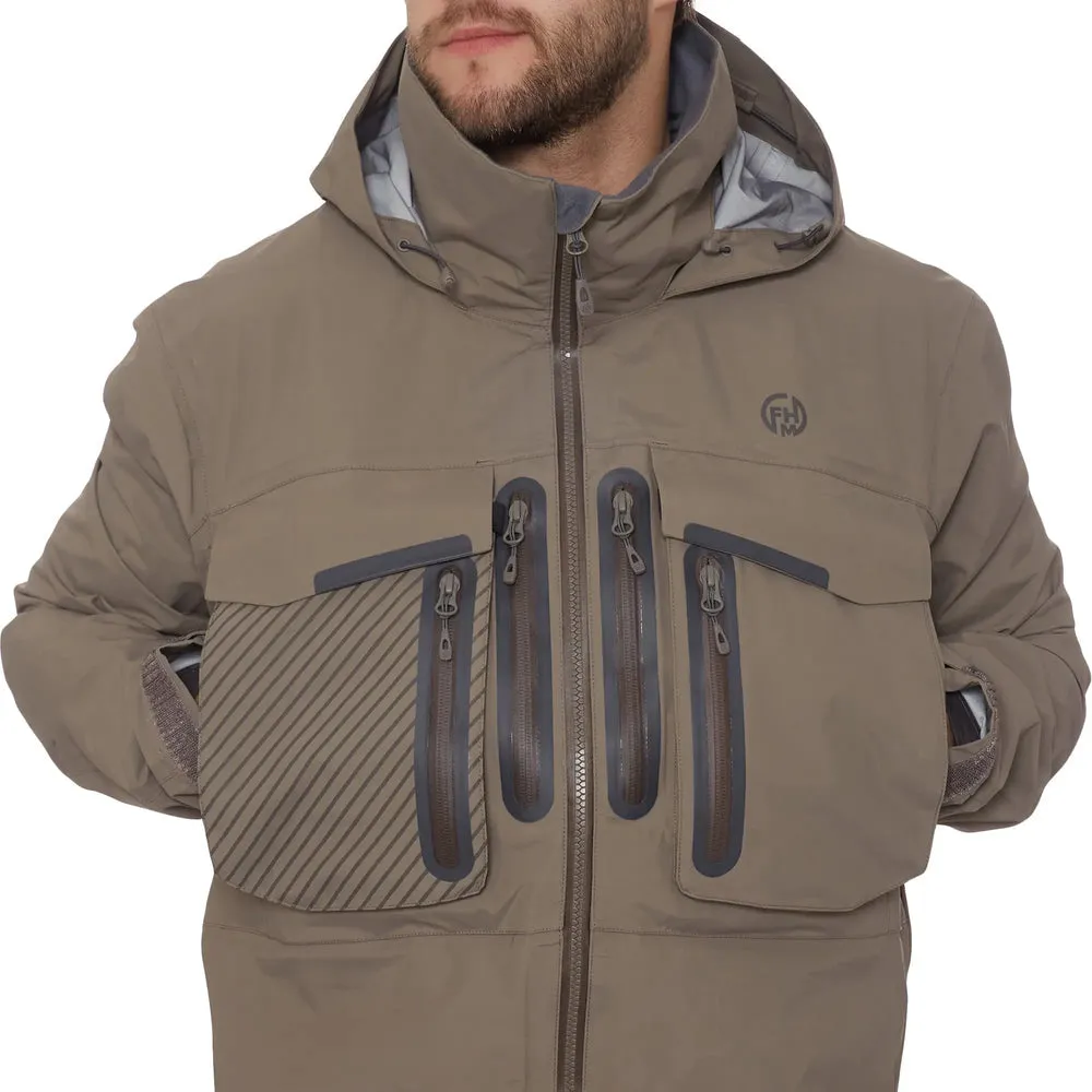 FHM brook Wading Jacket 20000 mm Brown Color