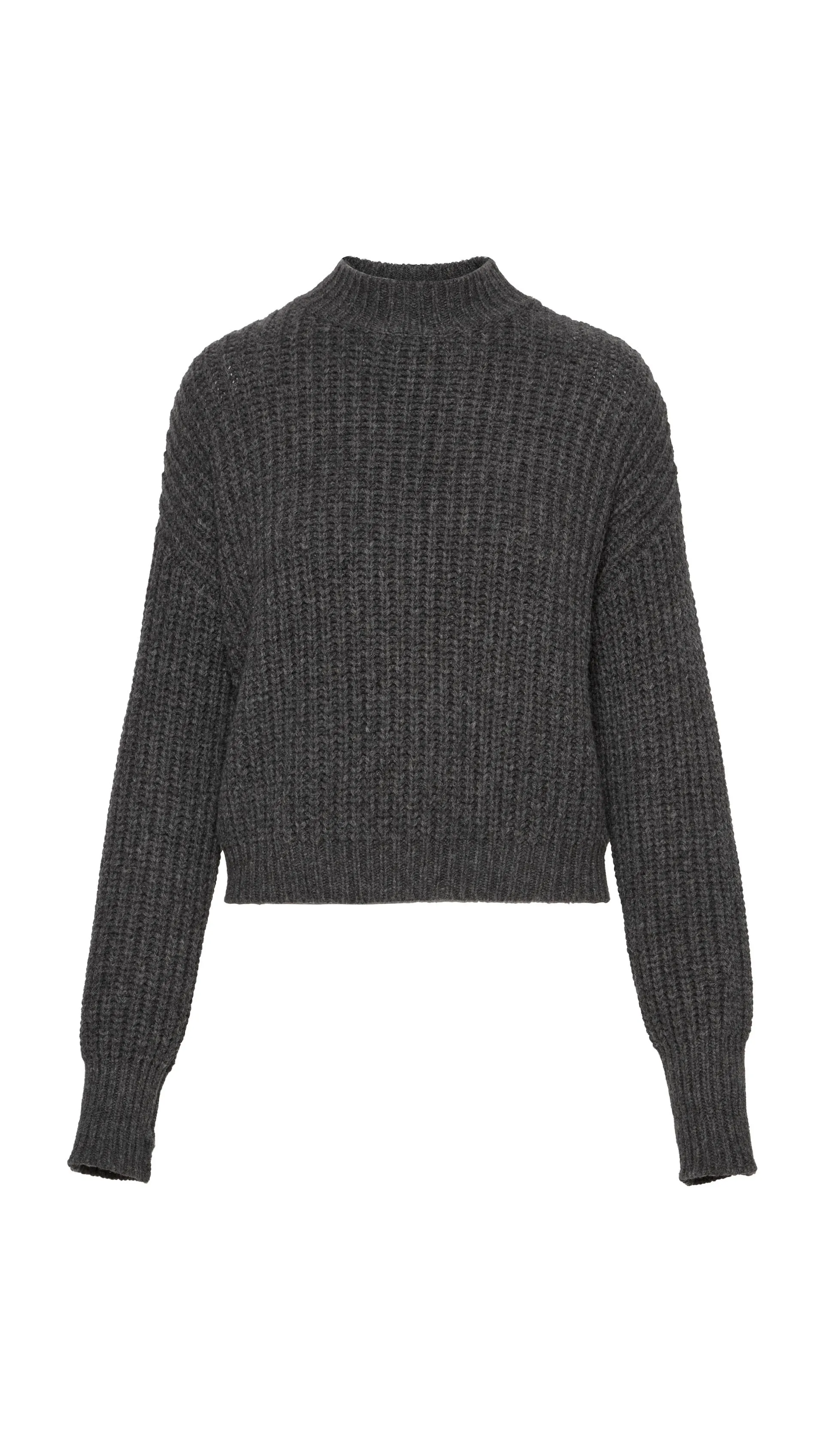 Fisherman Sweater in Wool Nylon | Grey