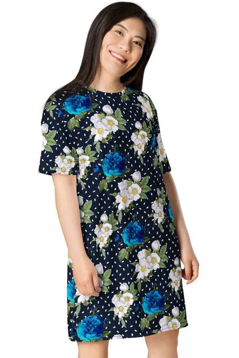 Floral Print T-shirt dress