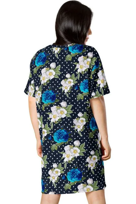 Floral Print T-shirt dress