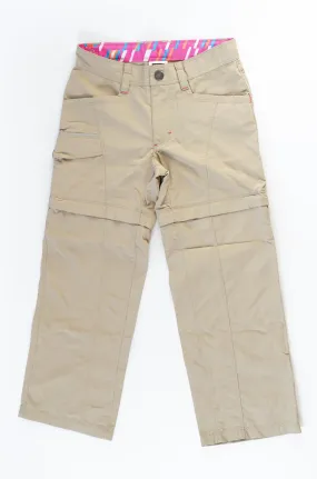 GIRL SIZE XS (6 YEARS) - NORTH FACE, CONVERTIBLE Hiking Pants/Shorts NWOT B4