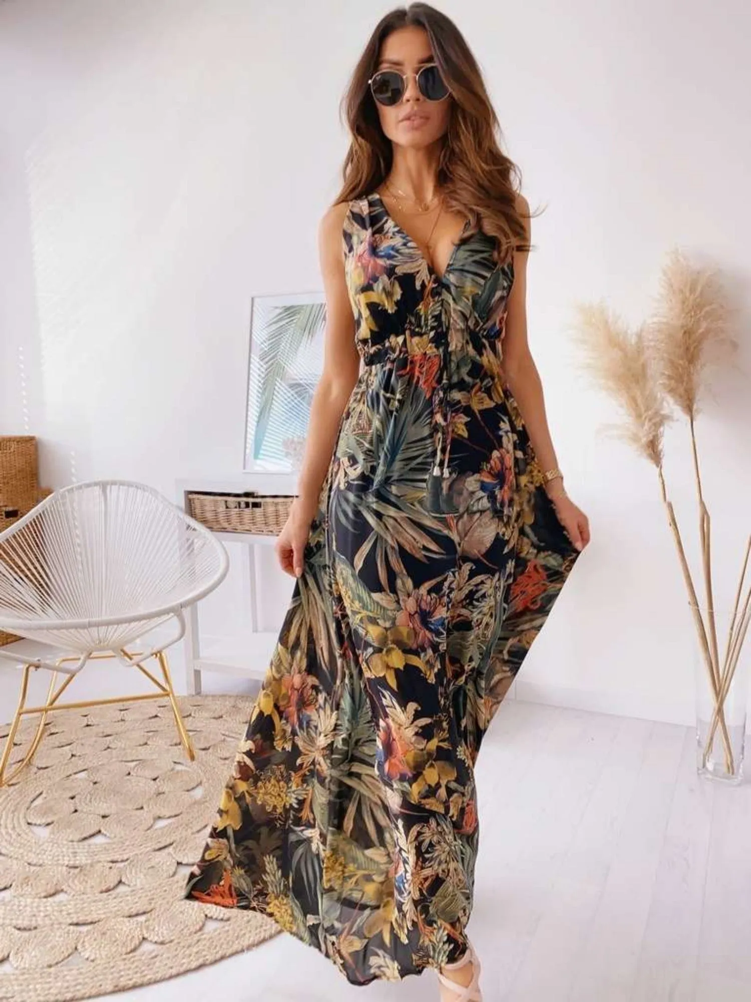 Hawaii Long Maxi Dress
