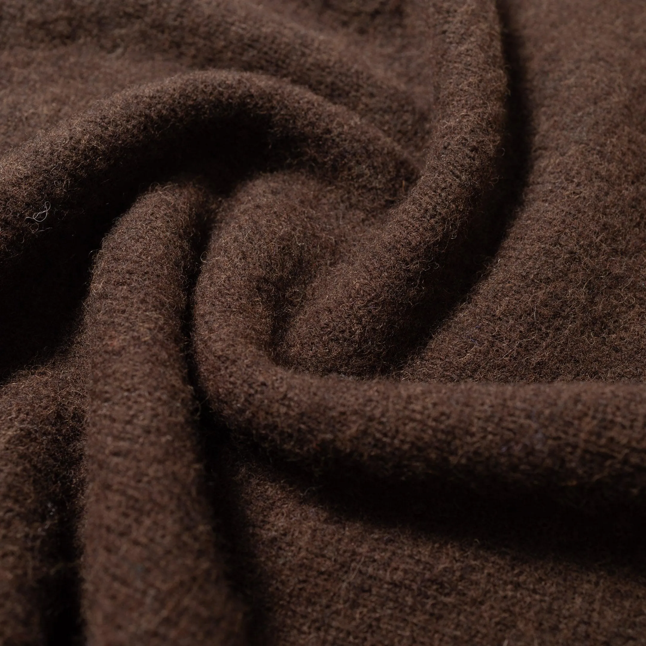 Jamieson's For Clutch Cafe Brushed Shetland Sweater Leather