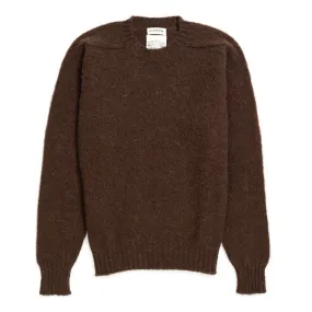 Jamieson's For Clutch Cafe Brushed Shetland Sweater Leather