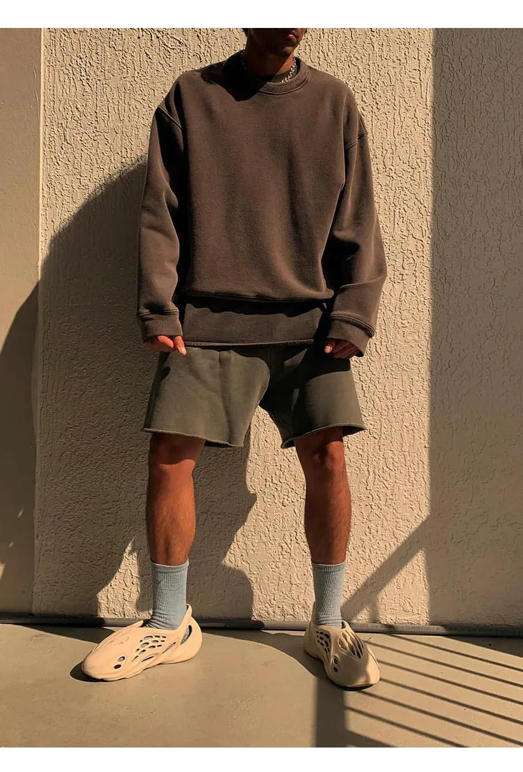 Loose heavy cotton summer shorts