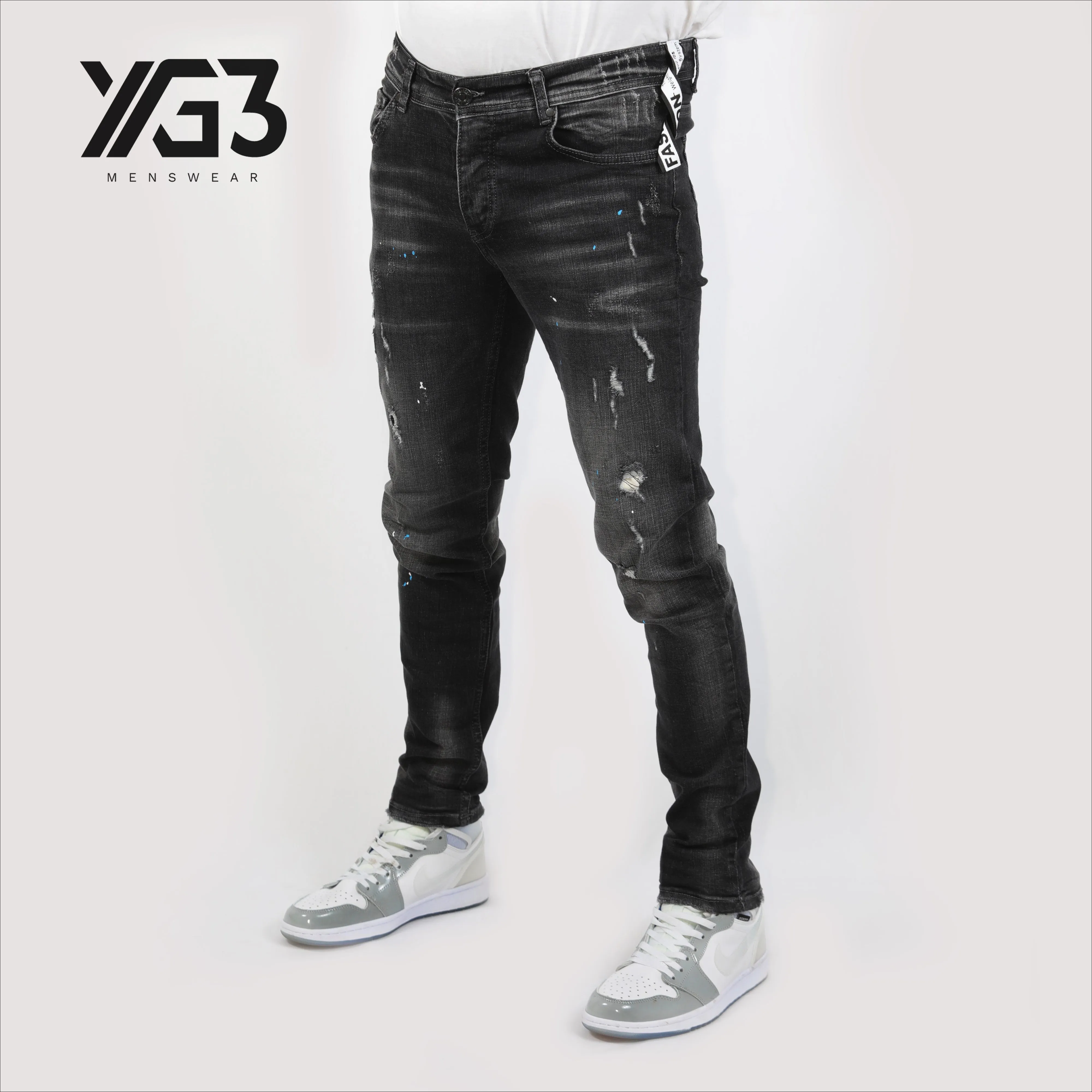 Mens jeans slim fit stretch N007 (E)