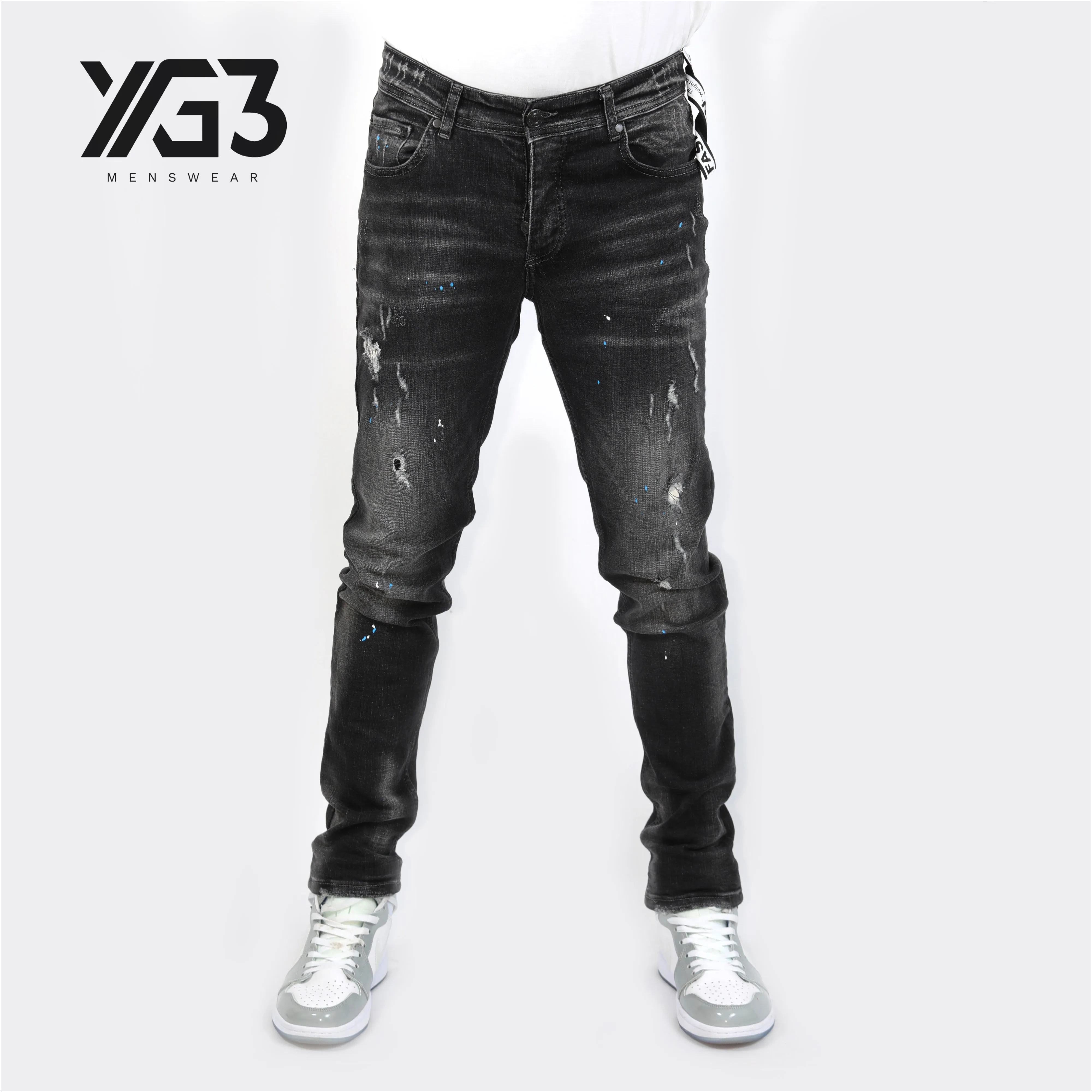 Mens jeans slim fit stretch N007 (E)
