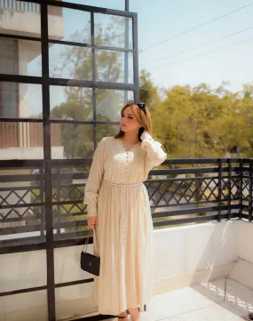 Metro Muse - Long Linen Summer Formal Maxi Dress