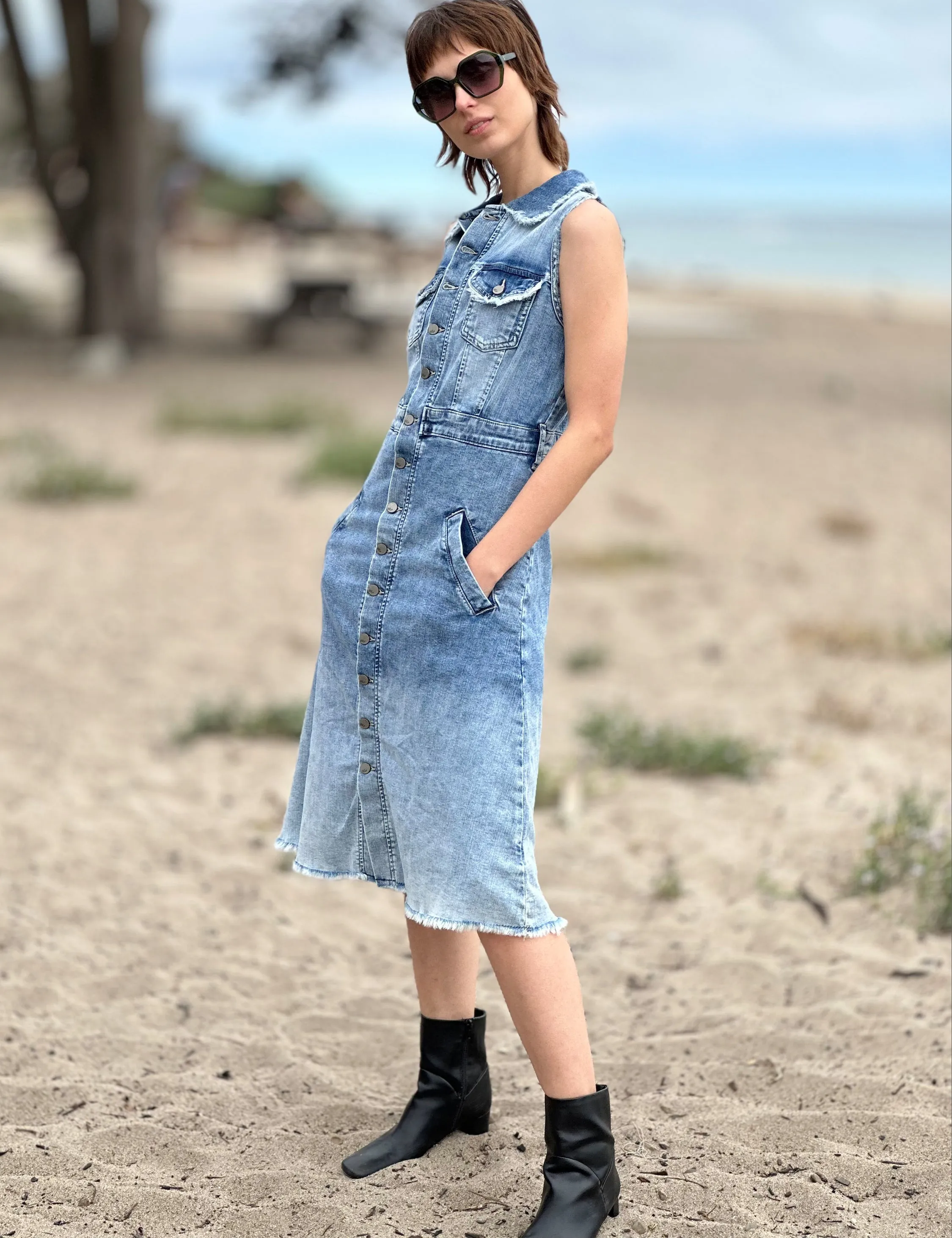 Miranda Denim Shirtdress