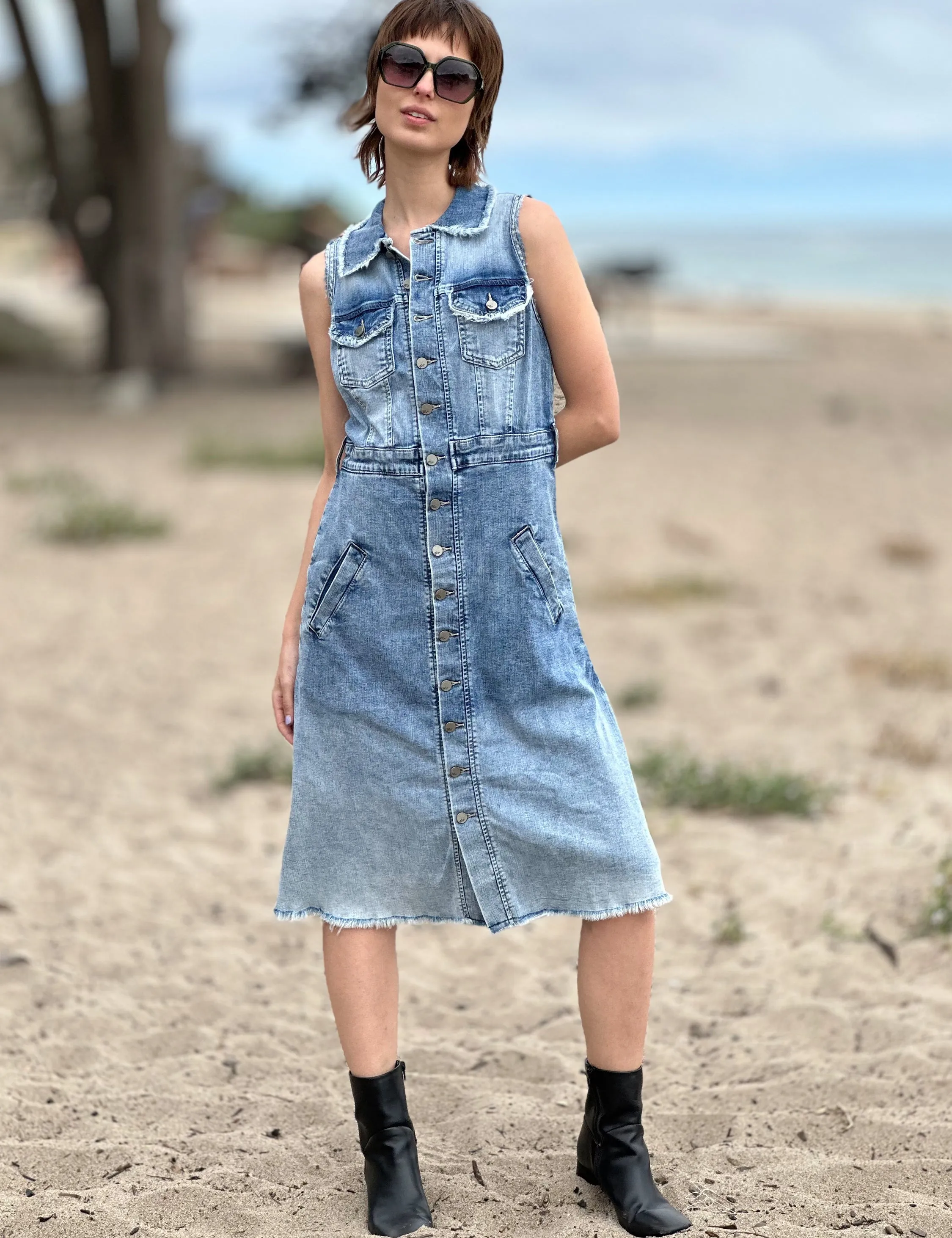 Miranda Denim Shirtdress